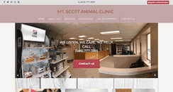 Desktop Screenshot of mtscottanimalclinic.com